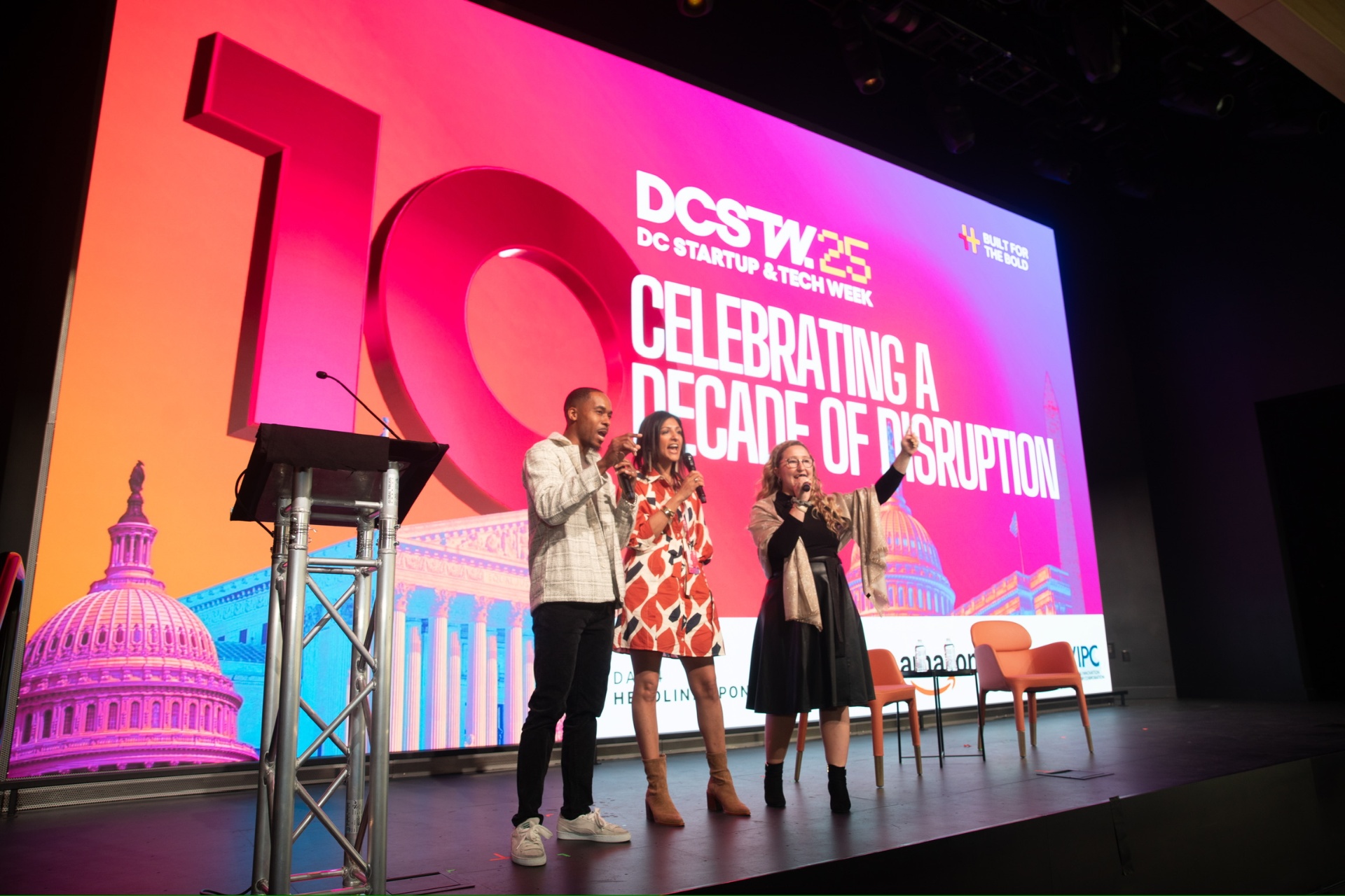 Seema Alexander with fellow speakers at DC Startup Tech Week